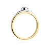 Złoty pierścionek z diamentem EY-355 0,40ct | ERgold