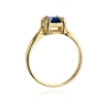 Gold Diamantring EY-358 Saphir | ergold