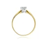 Złoty pierścionek z diamentem EY-36 0,10ct | ERgold