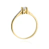 Złoty pierścionek z diamentem EY-364 0,44ct | ERgold