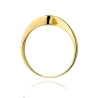 Złoty pierścionek z diamentem EY-366 0,15ct | ERgold