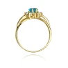 Goldener Diamantring EY-37 Topas | ergold