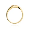 Złoty pierścionek z diamentem EY-372 0,19ct | ERgold