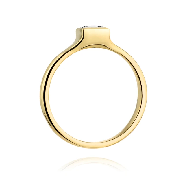 Gold Ring 585 mit Diamant Diamant Diamant 0.30ct