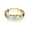 Złoty pierścionek z diamentem EY-325 0,06ct
