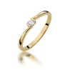 Złoty pierścionek z diamentem EY-380 0,09ct