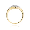 Złoty pierścionek z diamentem EY-412 0,19ct | ERgold