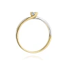 Złoty pierścionek z diamentem EY-415 0,13ct | ERgold