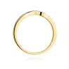 Złoty pierścionek z diamentem EY-425 0,10ct | ERgold