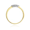 Złoty pierścionek z diamentem EY-427 0,11ct | ERgold