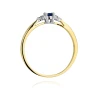 Gold Diamantring EY-428 Saphir | ergold