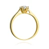 Złoty pierścionek z diamentem EY-429 0,20 ct | ERgold