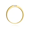 Złoty pierścionek z diamentem EY-432 0,12ct | ERgold
