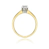 Złoty pierścionek z diamentem EY-47 0,10ct | ERgold