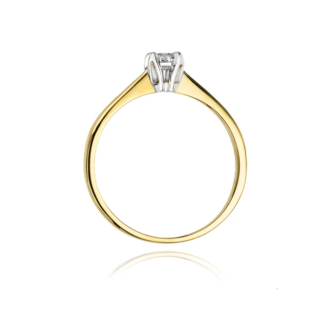 Gold Ring 585 mit Diamant Diamant Diamant 0.30ct