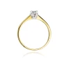 Złoty pierścionek z diamentem EY-47 0,30ct | ERgold