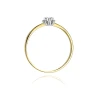 Złoty pierścionek z diamentem EY-53 0,10ct | ERgold