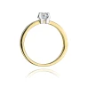 Złoty pierścionek z diamentem EY-59 0,48ct | ERgold