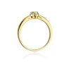 Złoty pierścionek z diamentem EY-61 0,15ct | ERgold