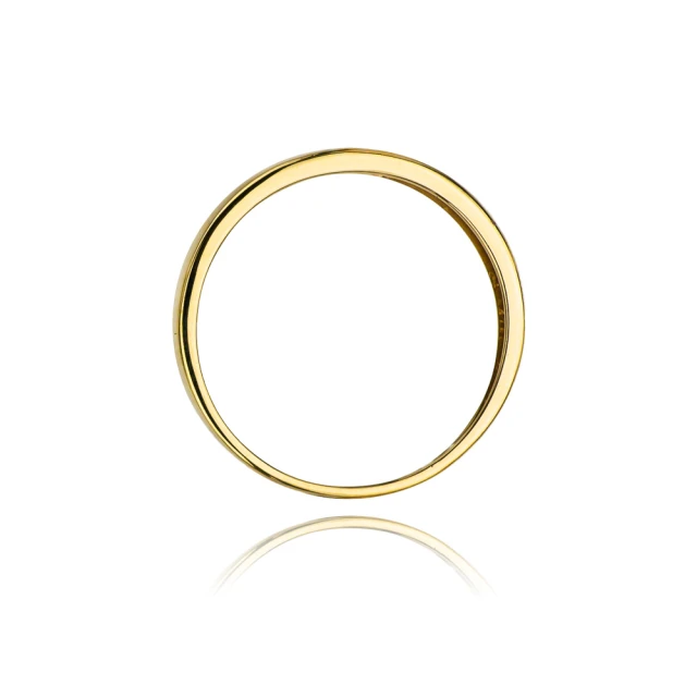 Gold Ring 585 mit Diamant Diamant Diamant 0.03ct