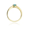 Goldener Diamantring EY-65 Topas | ergold