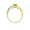 Złoty pierścionek z diamentem EY-66 oliwin | ERgold
