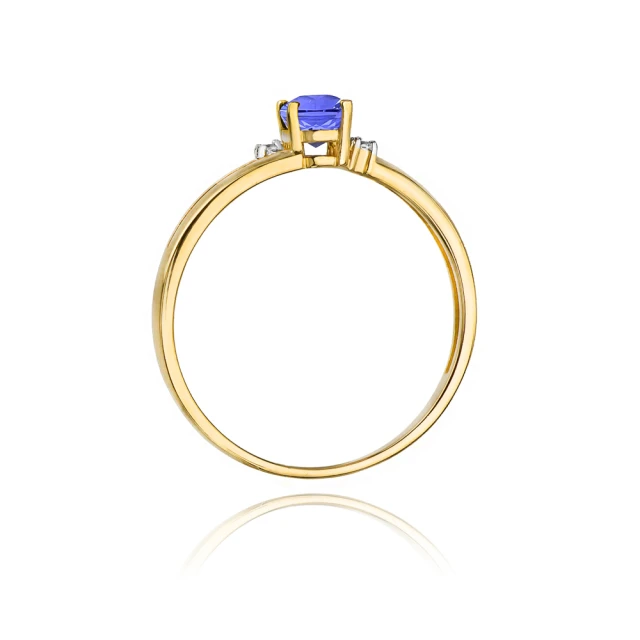 Gold Diamantring EY-68 Tansanit