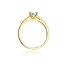 Złoty pierścionek z diamentem EY-7 0,08ct | ERgold