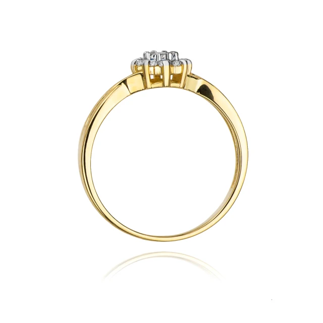 Gold Ring 585 mit Diamant 0.22ct