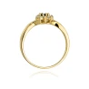 Złoty pierścionek z diamentem EY-72 szafir | ERgold