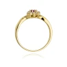 Goldener Diamantring EY-72 Tansanit | ergold