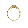 Złoty pierścionek z diamentem EY-76 topaz | ERgold