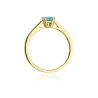 Złoty pierścionek z diamentem EY-78 topaz | ERgold
