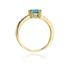 Goldener Diamantring EY-79 Topas | ergold