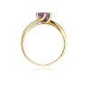 Goldener Diamantring EY-84 Amethyst | ergold