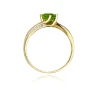 Złoty pierścionek z diamentem EY-84 oliwin | ERgold