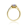 Złoty pierścionek z diamentem EY-87 tanzanit | ERgold
