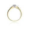 Złoty pierścionek z diamentem EY-88 0,04ct | ERgold
