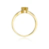 Złoty pierścionek z diamentem EY-94 cytryn | ERgold
