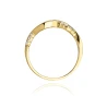 Złoty pierścionek z diamentem EY-96 0,07ct | ERgold