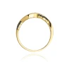 Goldener Diamantring EY-96 schwarze Diamanten | ergold