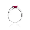 Gold Diamant Ring WeißGold EW-105 Rubin | ergold