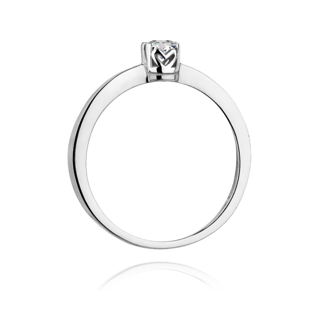 Gold Diamant Ring Weiß Gold EW-131 0.25ct