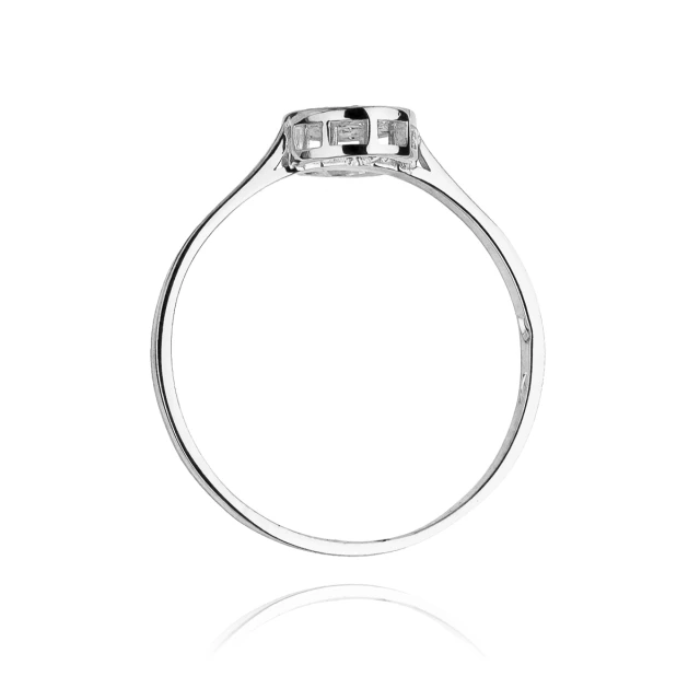 Gold Diamant Ring WeißGold EW-154 0.14ct