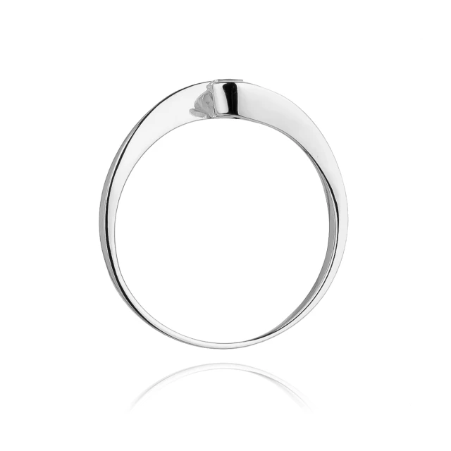Gold Diamant Ring WeißGold EW-160 0.13ct