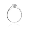 Pierścionek zaręczynowy z diamentem białe złoto 0,12ct | ERgold