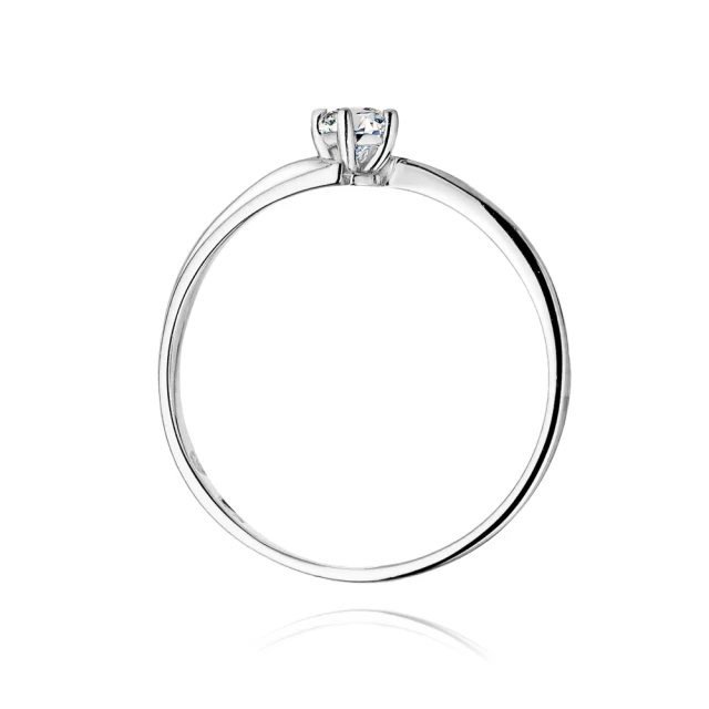 Gold Diamant Ring WeißGold EW-231 0.10ct