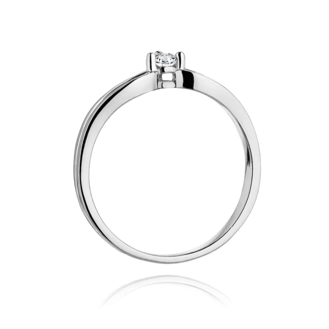 Gold Diamant Ring WeißGold EW-261 0.15ct