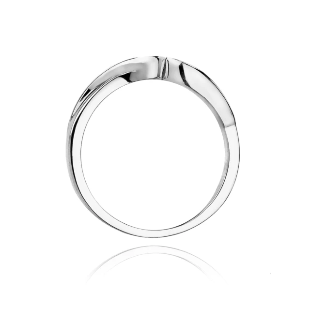 Gold Diamant Ring WeißGold EW-27 0.05ct