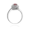 Gold Diamant Ring WeißGold EW-284 Rubin | ergold